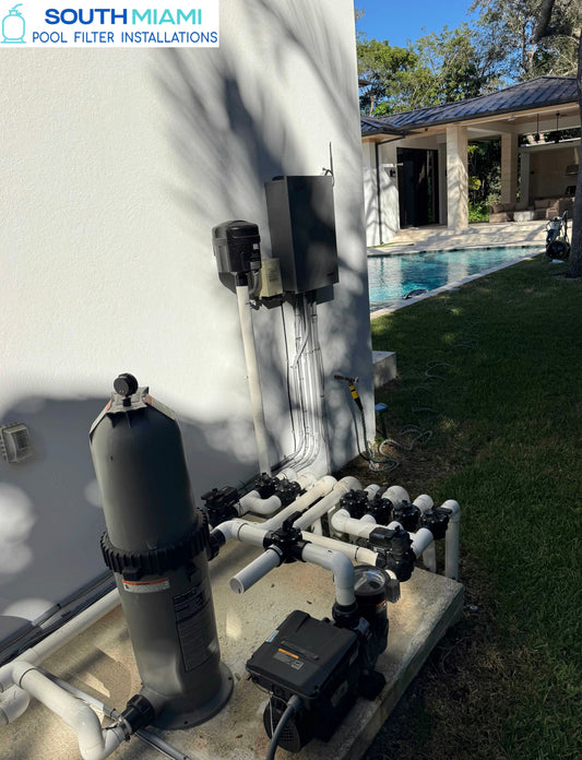 Professional pool filter installation in South Miami