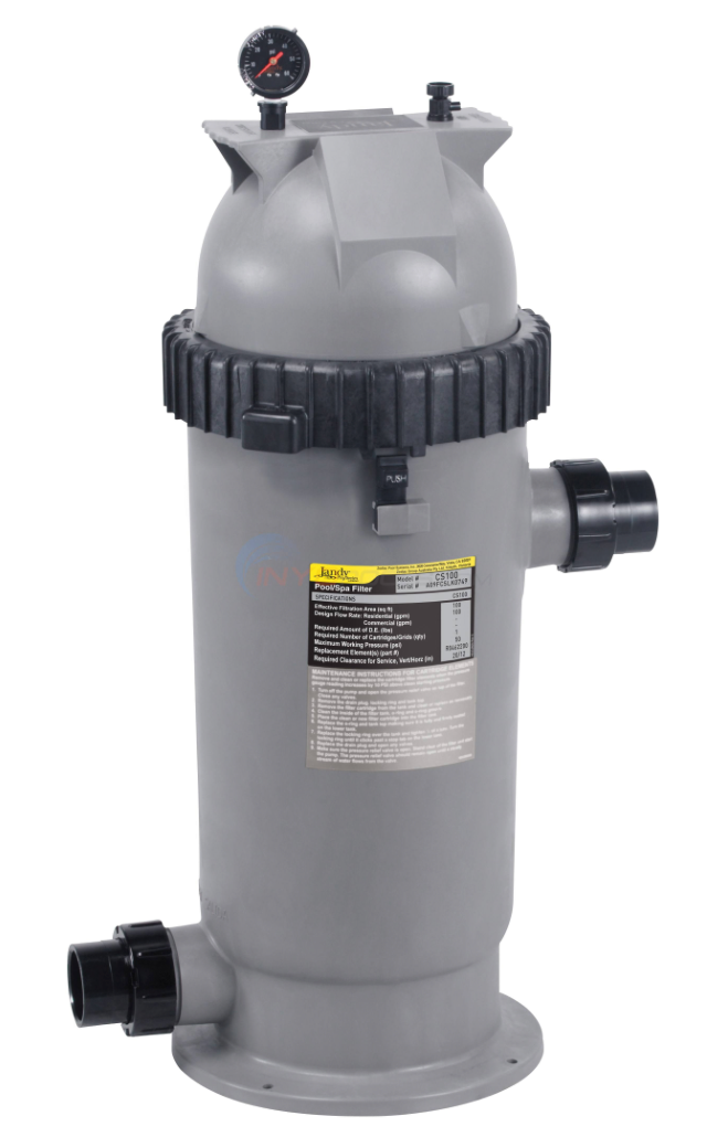 Jandy CS100 Cartridge Pool Filter installed in South Miami home.