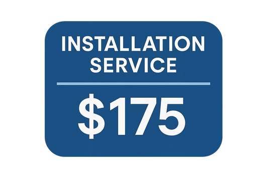simple image (clean one showing “Installation Service – $175” badge)